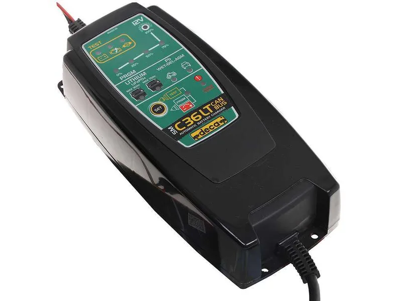 Chargeur de batterie automatique et mainteneur de charge deca sm C36LT canbus - batteries jusqu'à 75Ah