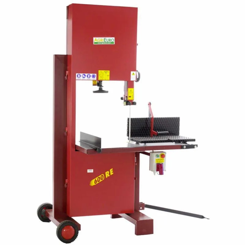 Scie à ruban pour bois de chauffage professionnelle AgriEuro 600 RE - triphasée 3 CV
