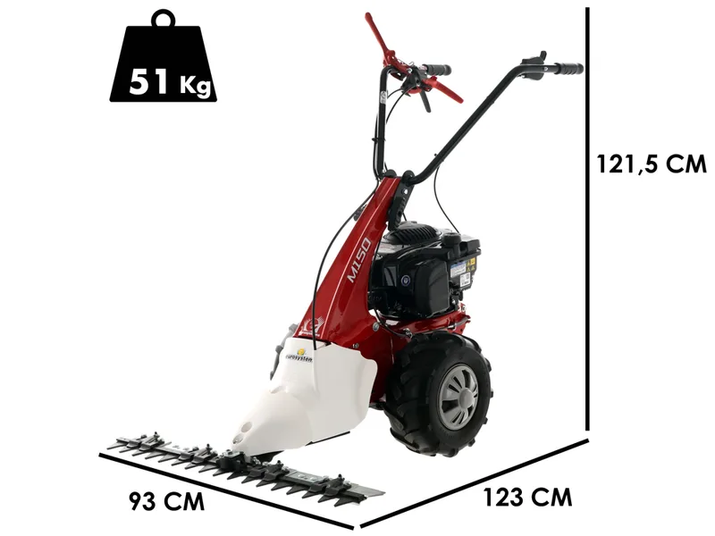 Eurosystems Minieffe M150 RM - Motofaucheuse multifonction - B&S 625 EXi