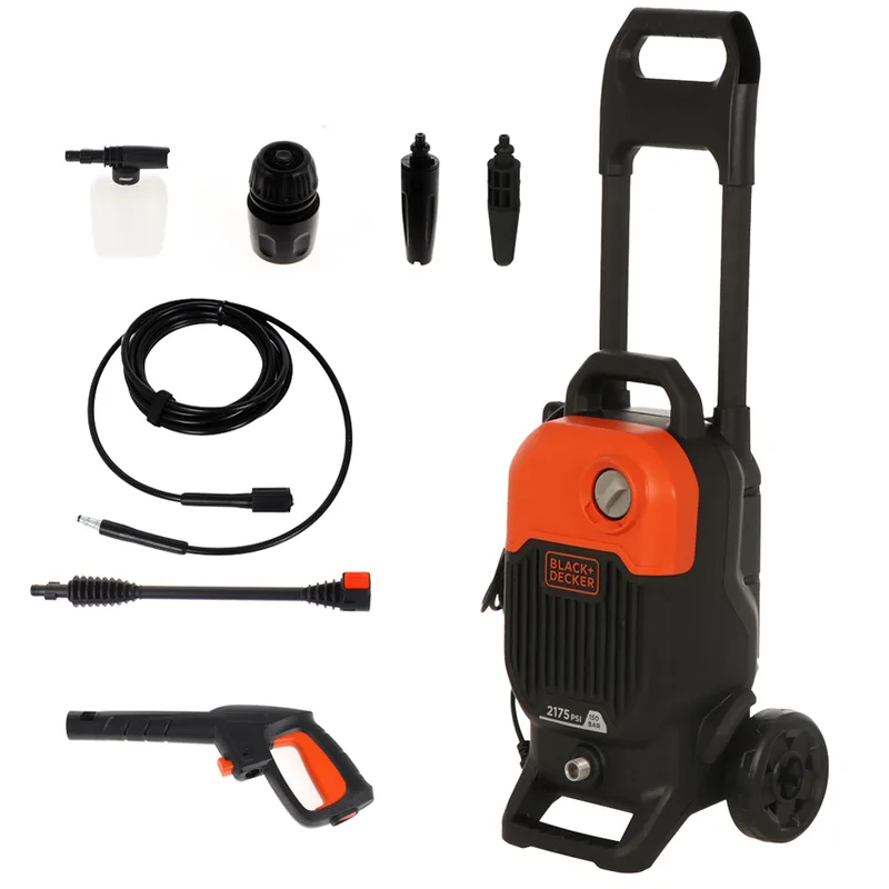 Black & Decker BEPW2000-QS - Nettoyeur haute pression à eau froide - 150 bar - 450 l/h