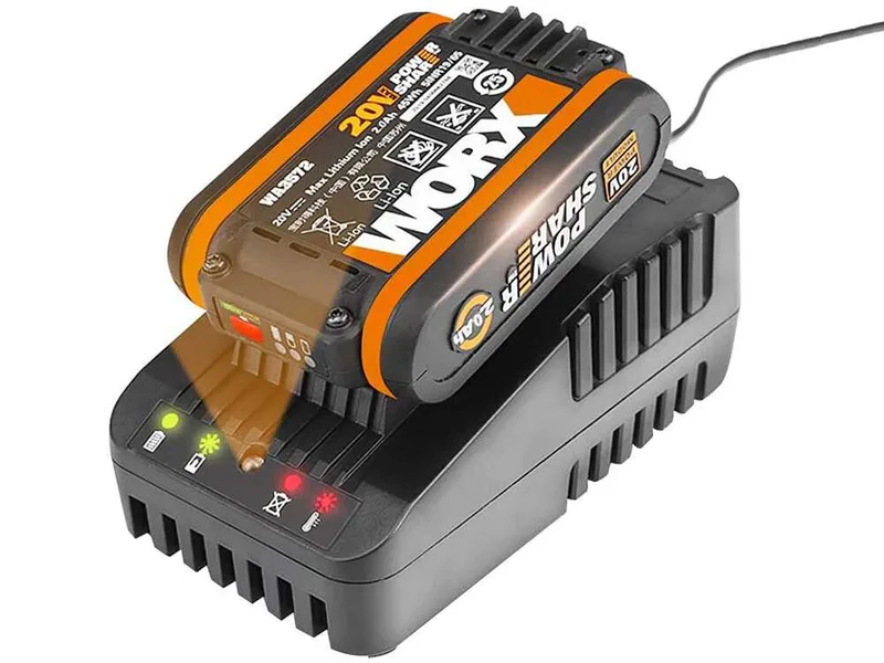 Worx WA3601 - Starter Kit batterie 20V/2Ah + Chargeur rapide