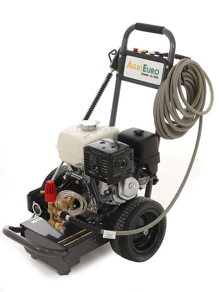 Nettoyeur haute pression thermique professionnel zwdk 15/290 - 290 bar - 900 l/h - Avec pompe Comet zwd-k - moteur Honda gx 390