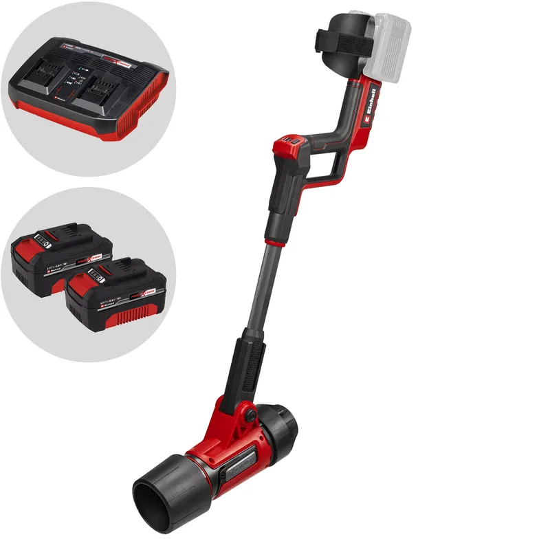 Einhell GP-LB 36/270 Li E BL - Souffleur à feuilles à batterie - 36 V - 2 x 18 V 5,2 Ah
