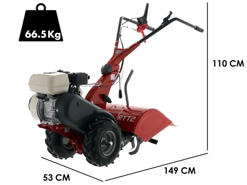 Eurosystems RTT2 SR - Motoculteur à essence - Honda GP160 - 4,8 CV
