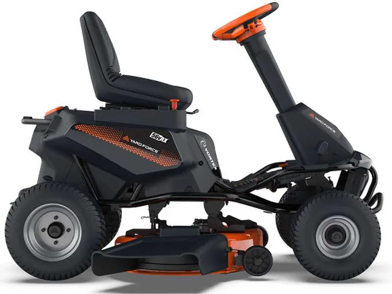 Yard Force E559 - Tondeuse autoportée à batterie - 56V/50Ah - Éjection latérale et mulching