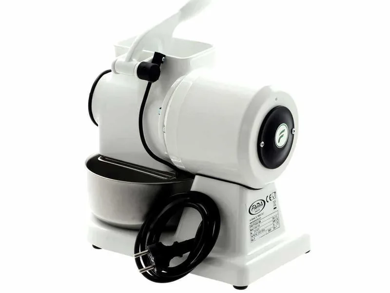 Fama mignon gm - Râpe électrique - Corps en aluminium poli - 0.5 CV - Blanche