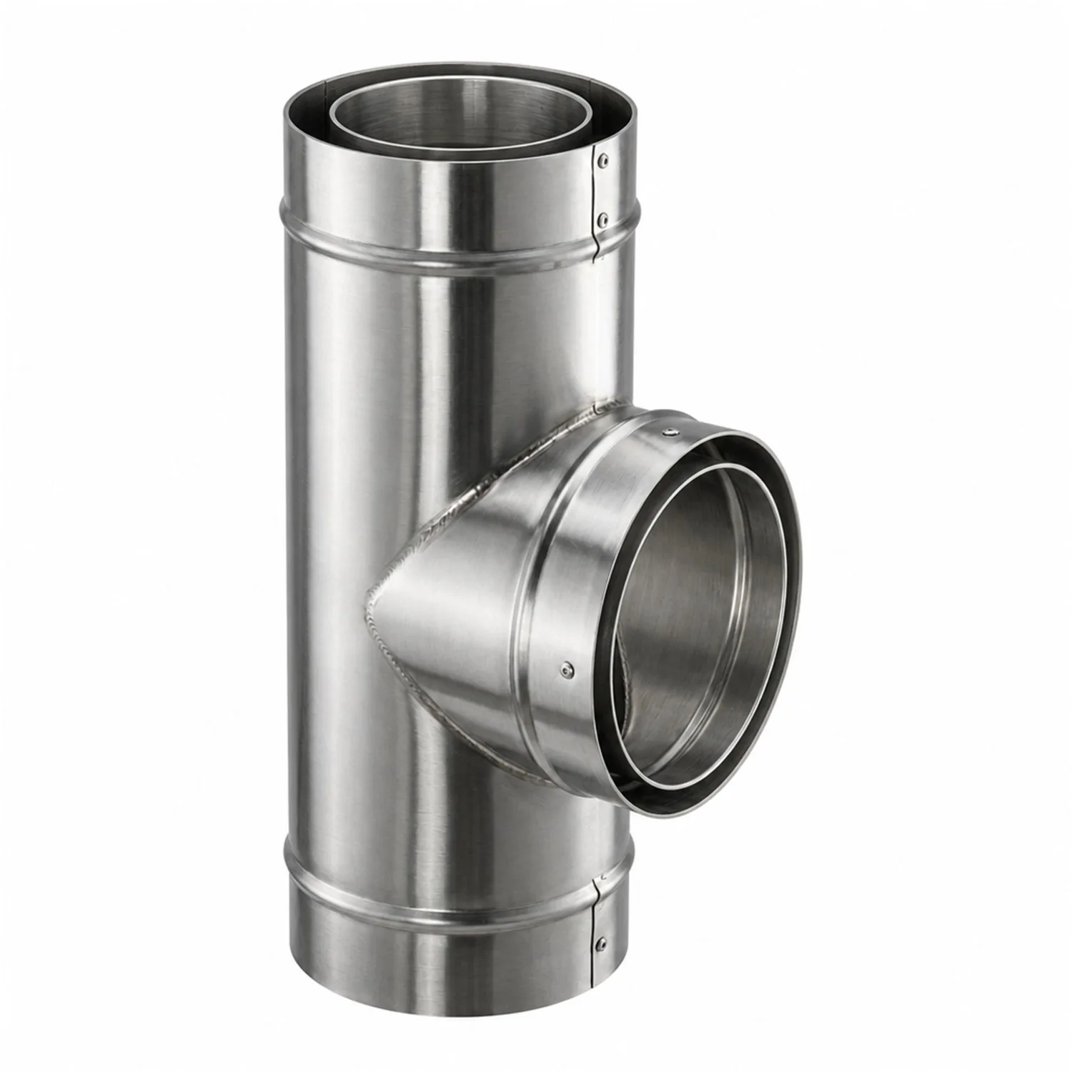 Schiedel Coude 90° avec pied support pour ICS Ø 130 mm