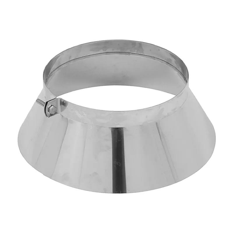 Opsinox conduit de cheminée en acier inoxydable 150mm collerette anti-pluie/rosace murale ST