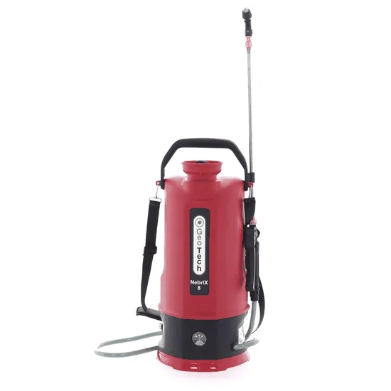 GeoTech NEBRIX 8 - Pompe de pulvérisation électrique à batterie - 8 litres - 12 V 2.6 Ah
