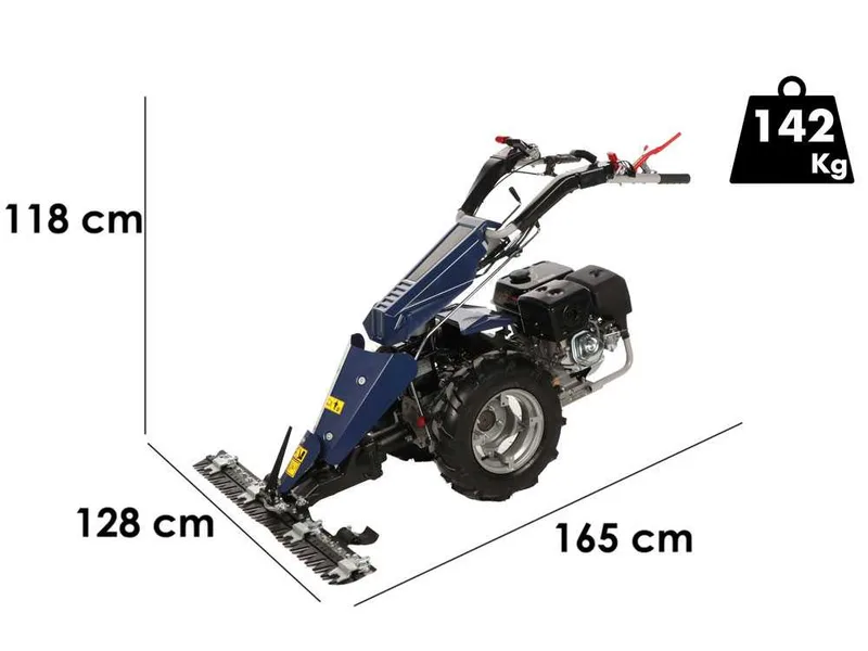 BullMach Chimera 400 - Motofaucheuse multifonction à essence - 420cc - 11,5 CV