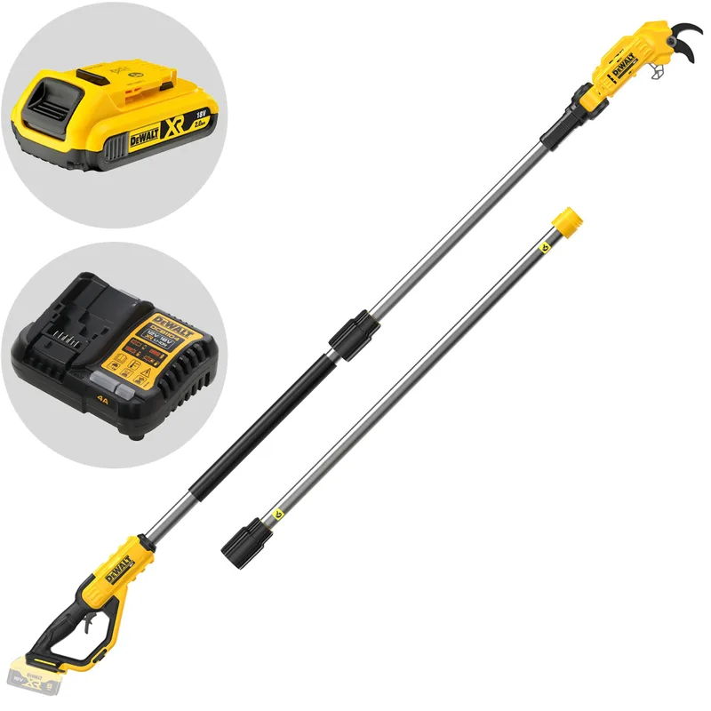DeWalt DCMPP569P1-QW - Sécateur électrique sur perche - 200-300 cm - 18 V 2 Ah