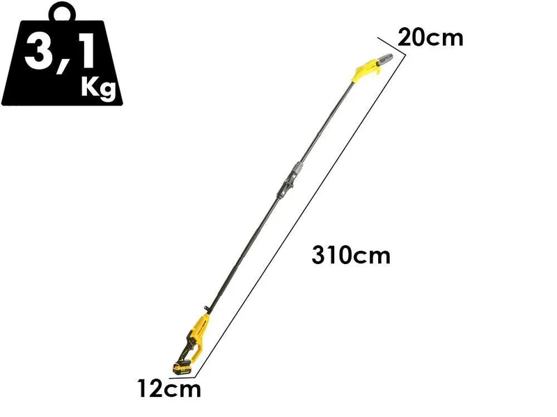 Stanley Fatmax SFMCPS720B-XJ - Élagueuse à batterie sur perche - 300 cm - 18 V