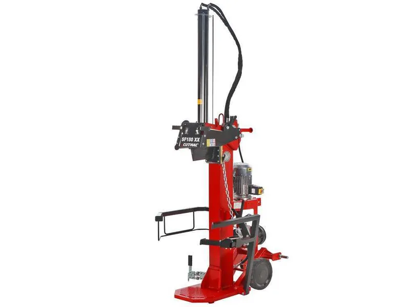 Docma SF180 380 + PTO XX - Fendeuse à bois hybride - Électrique et à tracteur - Verticale