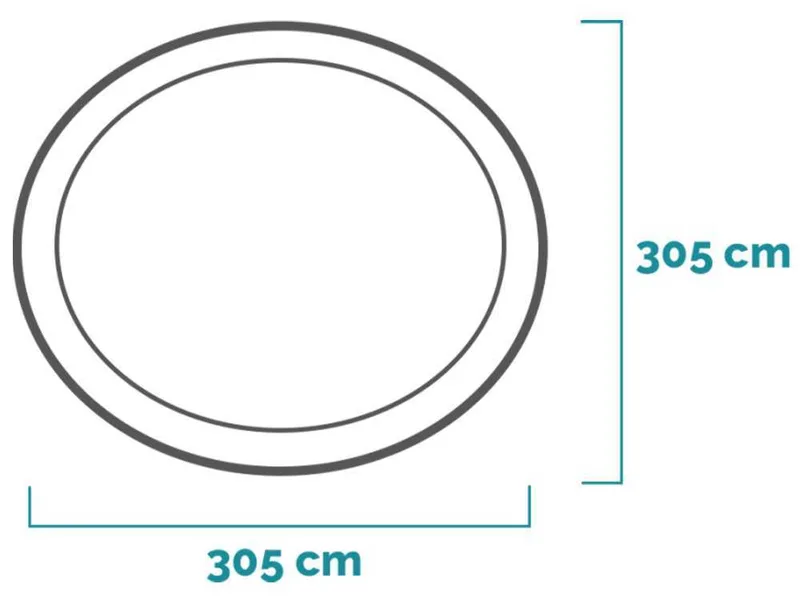Intex Easy Set 28120NP - Ø305x76 cm - Piscine gonflable