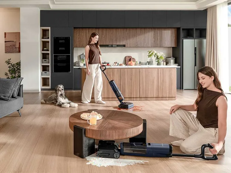 Tineco Floor One S7 Max Pro - Autolaveuse à batterie - 3 en 1 : lave, sèche et aspire