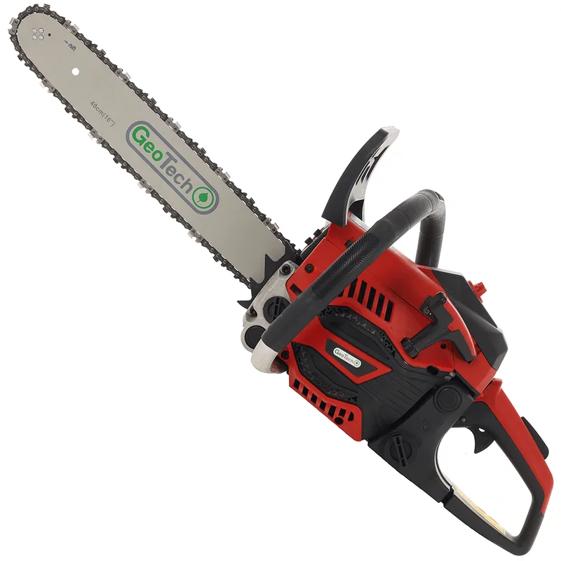 GeoTech GMS 37-40 - Tronçonneuse de taille thermique - Barre de 40 cm