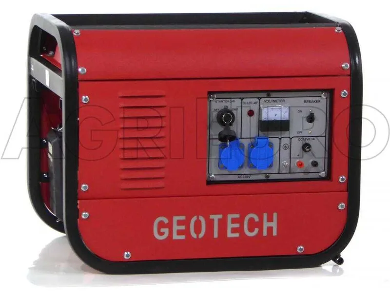 GeoTech GGSA3000ES - Groupe électrogène 2.7 kw monophasé à essence - démarrage électrique