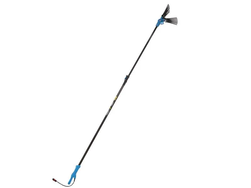Lisam Oliwatt 3 - Peigne vibreur électrique à batterie - Avec dents en nylon - 235-330 cm - Perche téléscopique