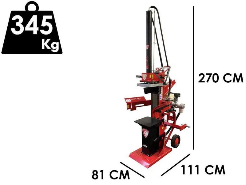 Ceccato BULL SPL13H - Fendeuse à bois thermique - Verticale
