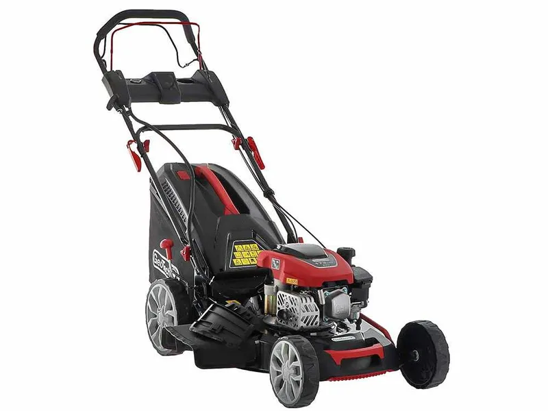 GeoTech S51-170 BMSGW ES - Tondeuse à gazon thermique tractée 4 en 1 - lame de 51 cm - Démarrage électrique