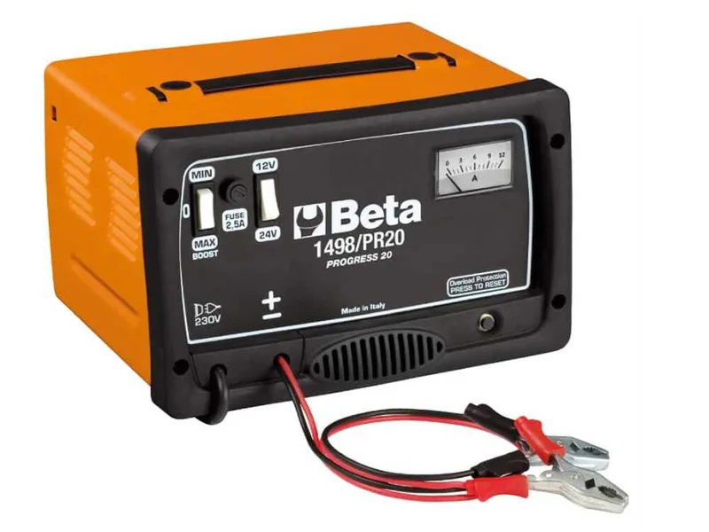 Beta 1498/PR20 - Chargeur de batterie portable - 12/24 V - monophasé