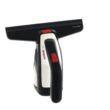 BOSCH GlassVAC Solo Plus - Nettoyeur de vitres électrique à batterie - avec une tête, vaporisateur et chiffon en microfibre