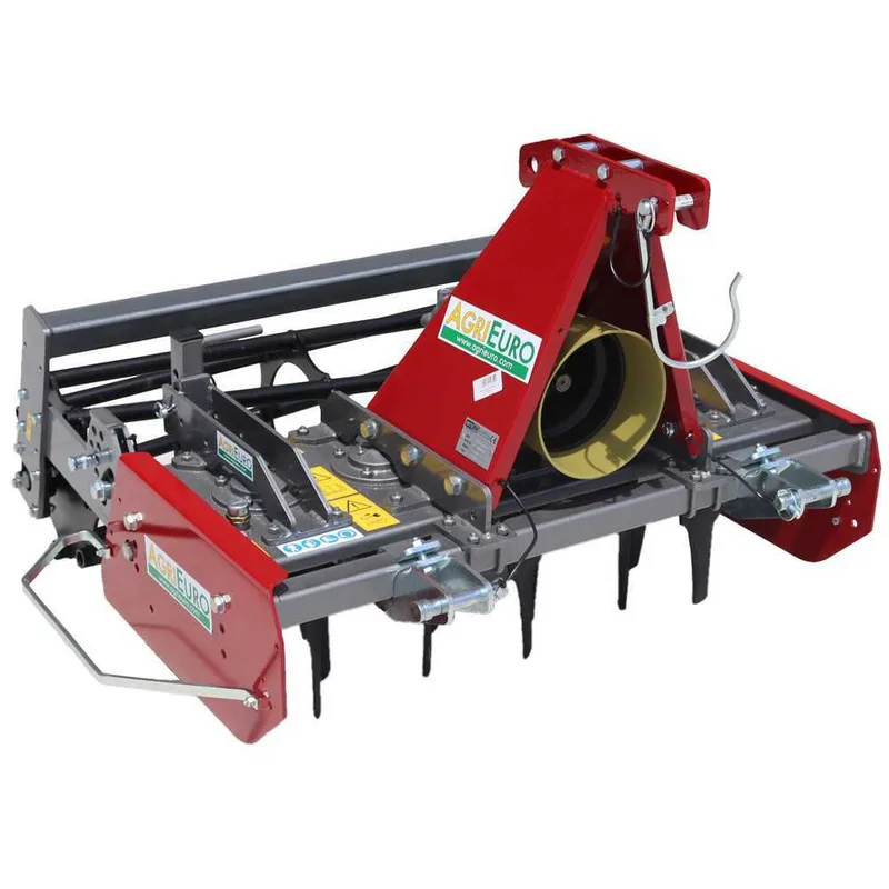 Herse rotative légère RF110 - largeur de travail 110 cm - 10 lames série légère - Rouleau à cage