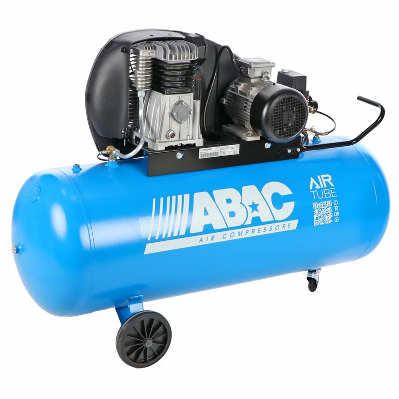 ABAC EXT A39B 270 CT4 - Compresseur d'air électrique triphasé à courroie - Moteur 4 CV – 270 L