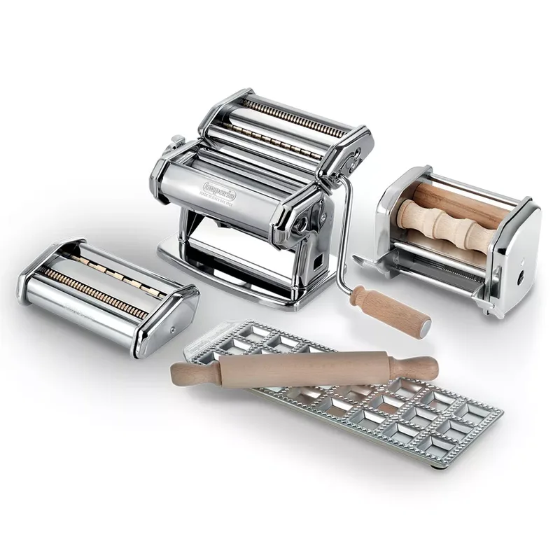 Imperia Fabbrica della Pasta - Laminoir - Machine à pâtes manuelle en INOX