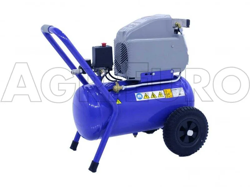 Michelin MCX 24 - Compresseur électrique sur chariot - Moteur 2 CV - 24 L - Air comprimé