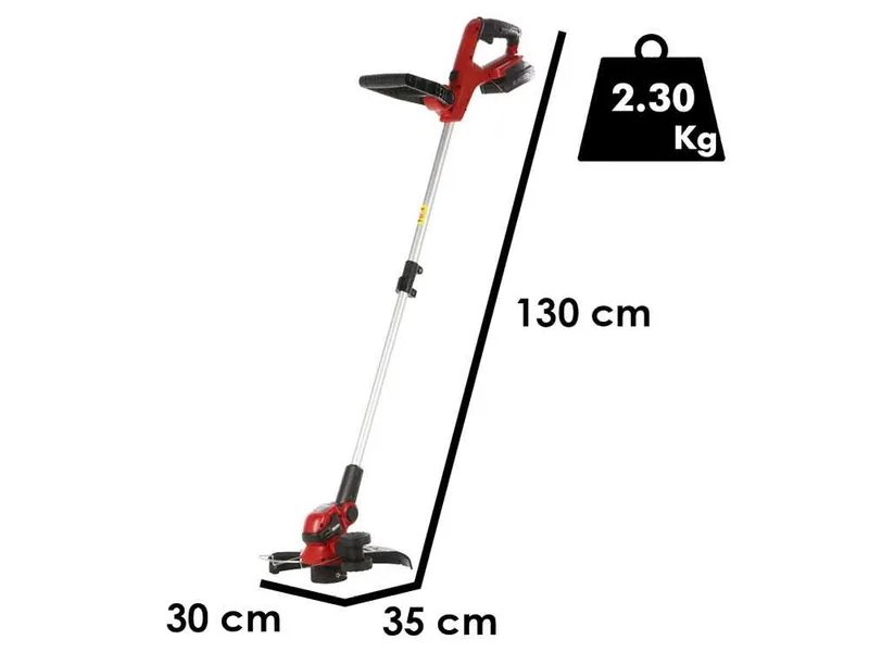Geotech X-Line GC-20V - Coupe-bordure à batterie - 20 V 2 Ah