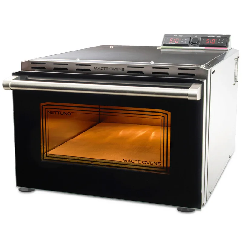 Macte Ovens Nettuno ADVANCED Noir - Four électrique à pizza - 2975 W