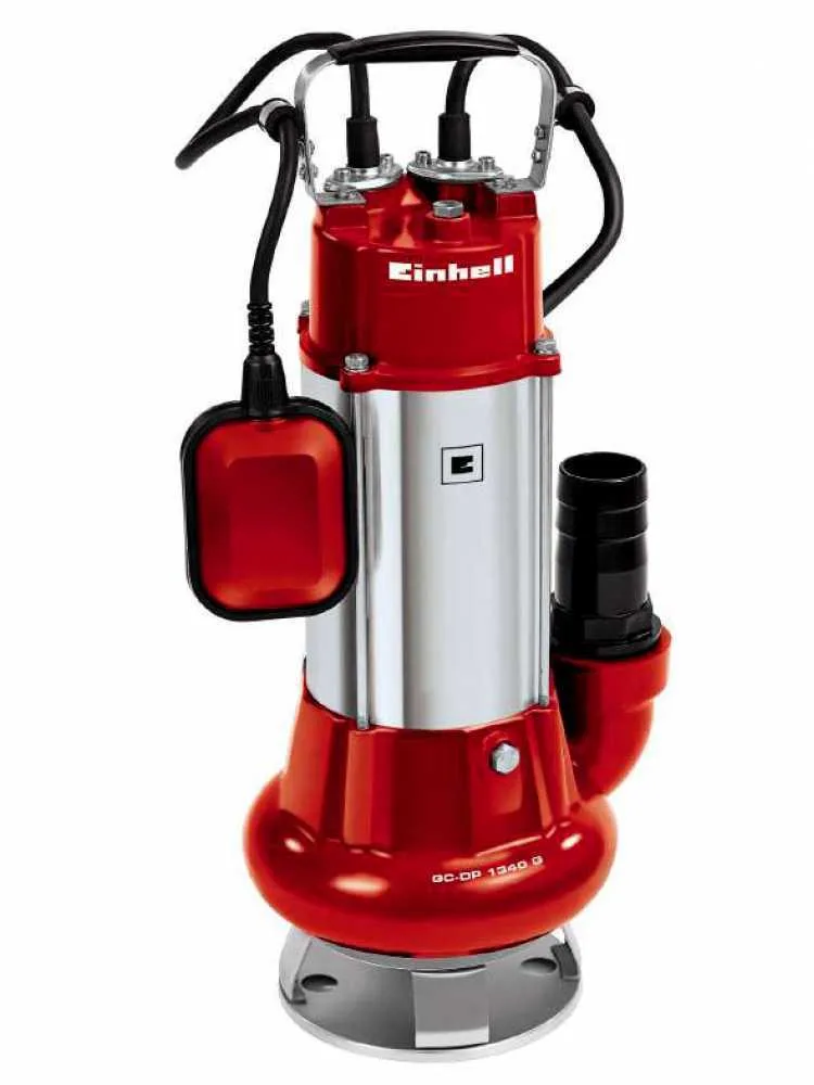Pompe immergée électrique pour eaux chargées Einhell GC-DP 1340 G - électropompe Inox de 1300 W