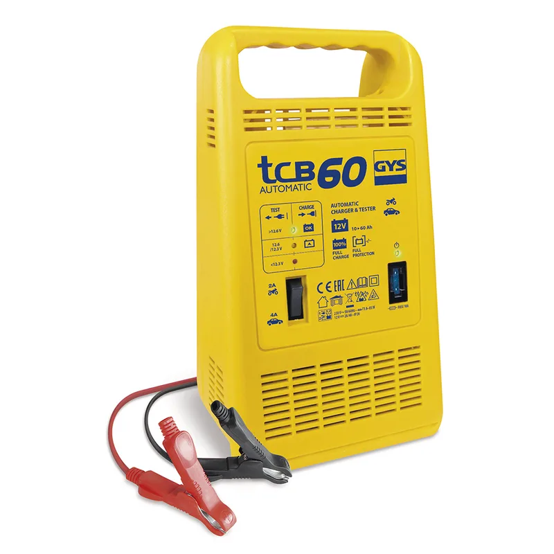 GYS TCB 60 - Chargeur automatique - batterie 12 V de 10 à 60 Ah