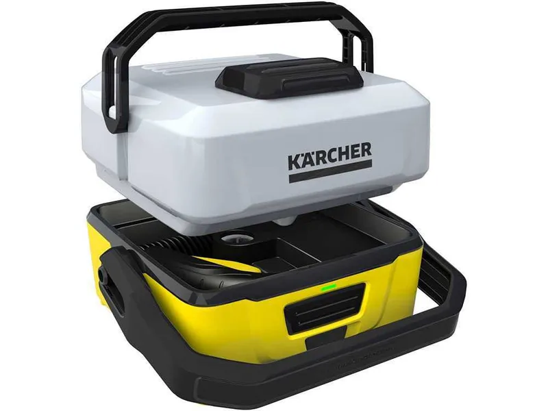 Karcher OC3 - Nettoyeur haute pression à eau froide portatif - batterie au lithium - réservoir extractible - 4 litres