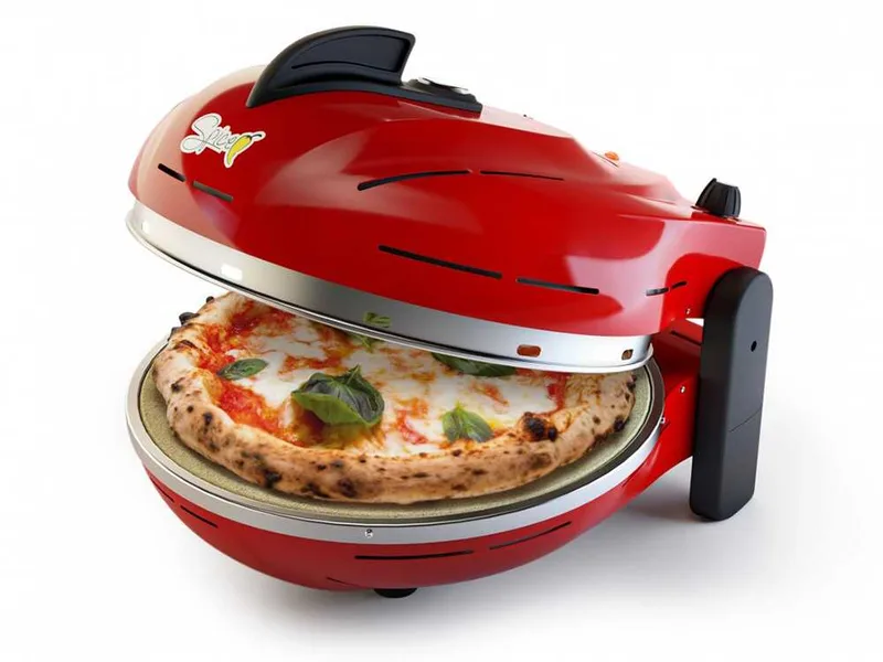 Spice Electronics Diavola Pro V 2.0 Rouge - Four à pizza électrique - Pierre réfractaire