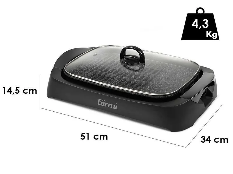 Girmi BQ90 - Barbecue électrique et gril