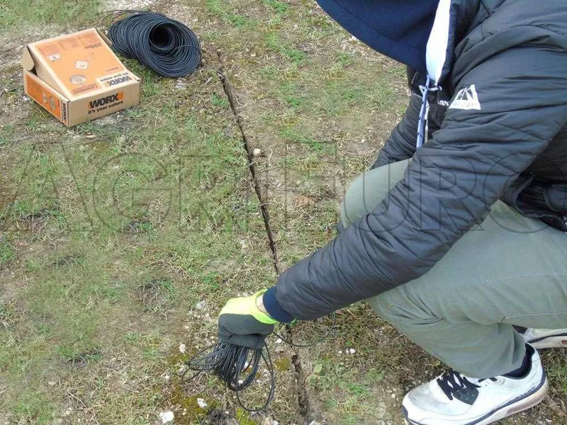 GeoTech - Coupe-bordure électrique - Enterre fil