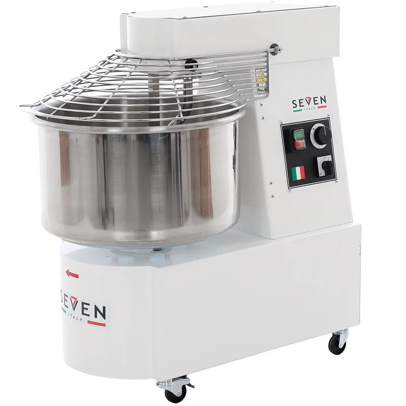 Seven Italy GH H 50 TR 2 V - Pétrin à spirale - 43 kg triphasé à 2 vitesses et haute hydratation