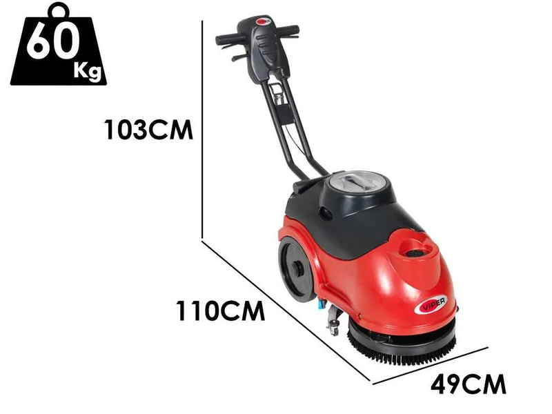 Nilfisk Viper AS 380/15B - Autolaveuse à batterie - 3 en 1 : lave, sèche et aspire