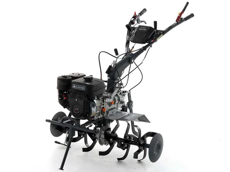 BlackStone MHG 2400 - Motobineuse thermique à essence de 212 cm3 - 7 CV