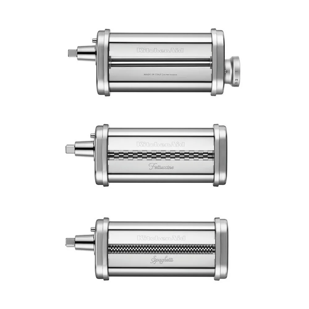 KitchenAid 5KSMPRA - Set 3 pièces - Coupe-pâtes et laminoir Pétrins KitchenAid
