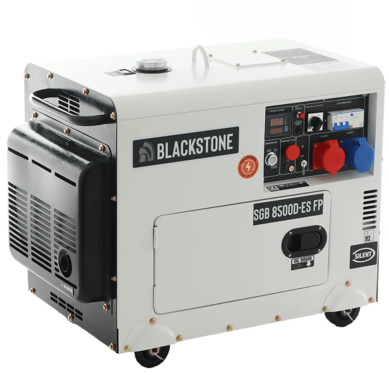 Blackstone SGB 8500 D-ES FP - Groupe électrogène diesel FULLPOWER - Puissance Nominale 6.3 kW