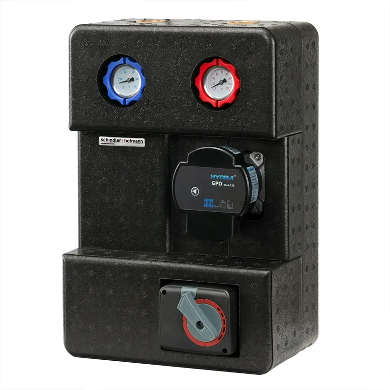 Groupe de pompes de chauffage Hydra GPO S DN25 mixte avec servomoteur