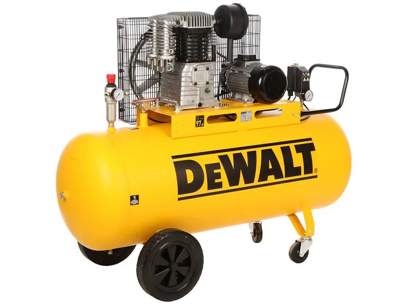 DEWALT DXCMB4T270HCE - Compresseur d'air électrique triphasé par courroie - Moteur 4 CV – 270 L