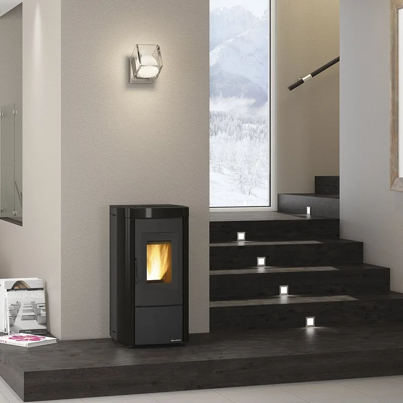 Extraflame moira evo - noir poêle à granulés evolution line
