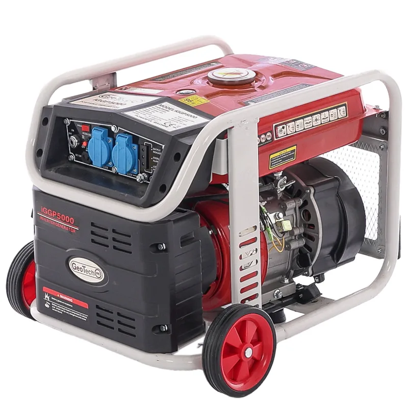 GeoTech Pro iGGP5000 - Groupe électrogène inverter 4 kw monophasé - sur chariot