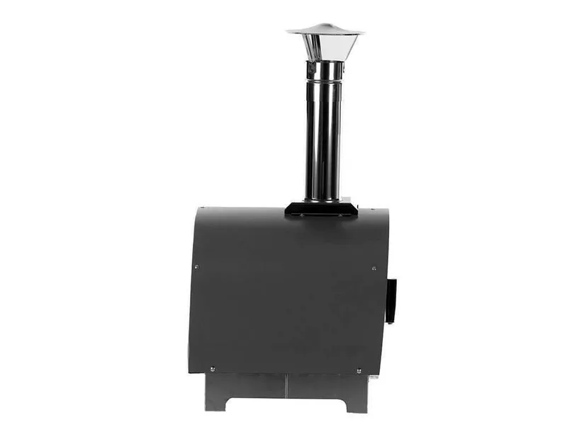 AgriEuro Quattro Stagioni - Four à bois d'extérieur pour pizza Anthracite 60x40 - pour 1 pizza