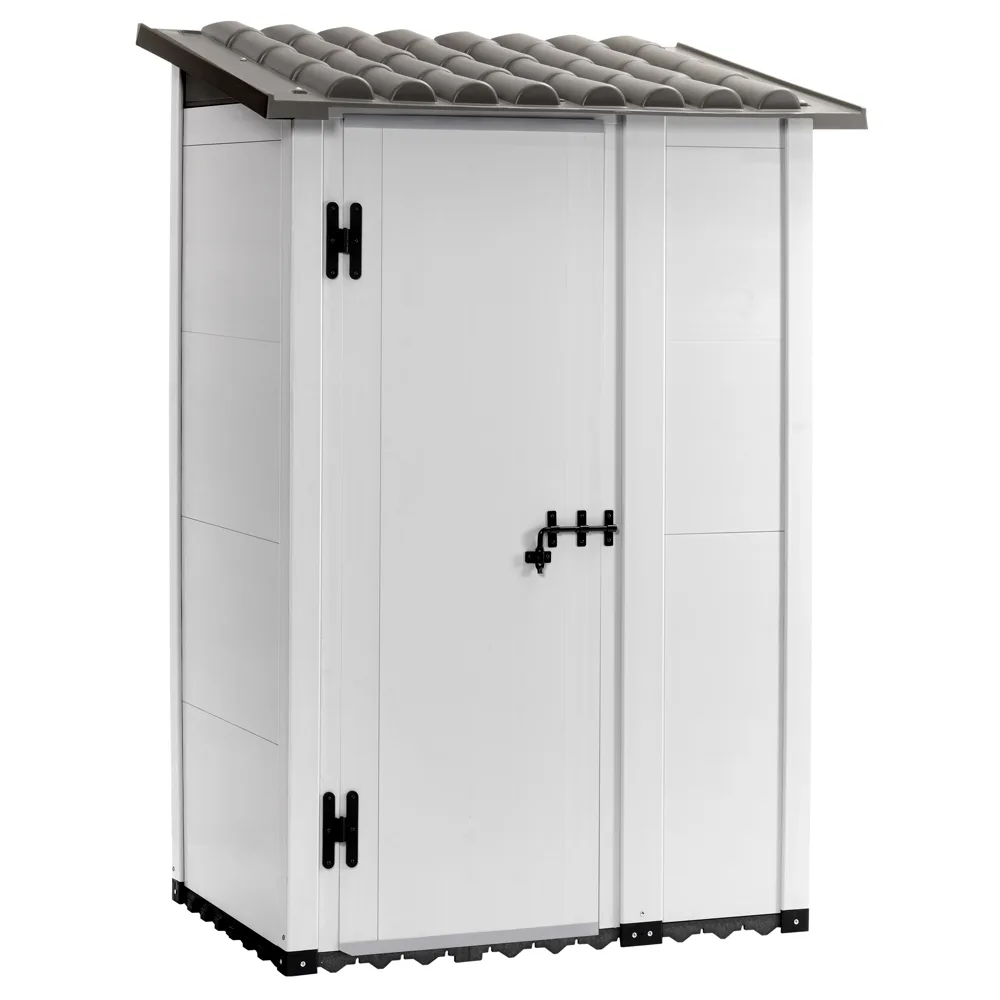 Garofalo Urban 100 - Abri de jardin - Avec porte décentrée - 122,5 x 82,5 x 201 cm