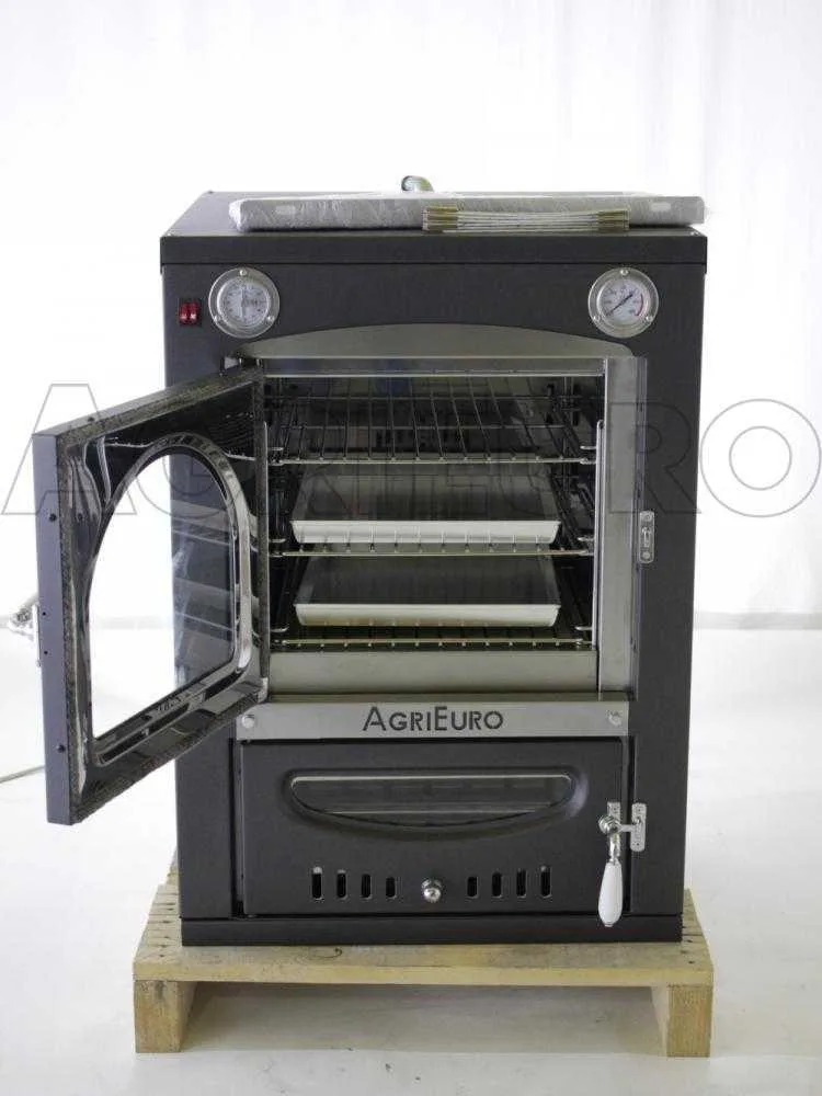 AgriEuro Minimus 50 Inc - Four à bois en acier encastrable - 3 étages